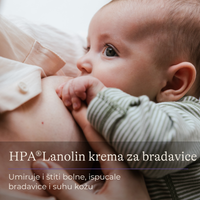 HPA® lanolin krema za ispucale i bolne bradavice