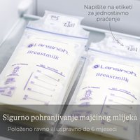 Vrećice za pohranu izdojenog mlijeka