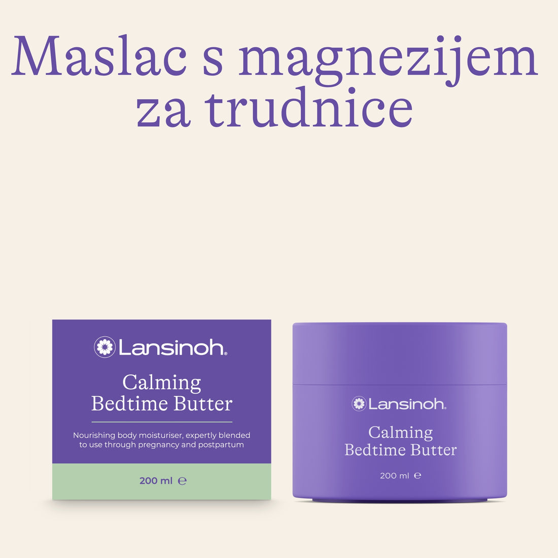 Umirujući maslac s Mg za trudnice, 200 ml