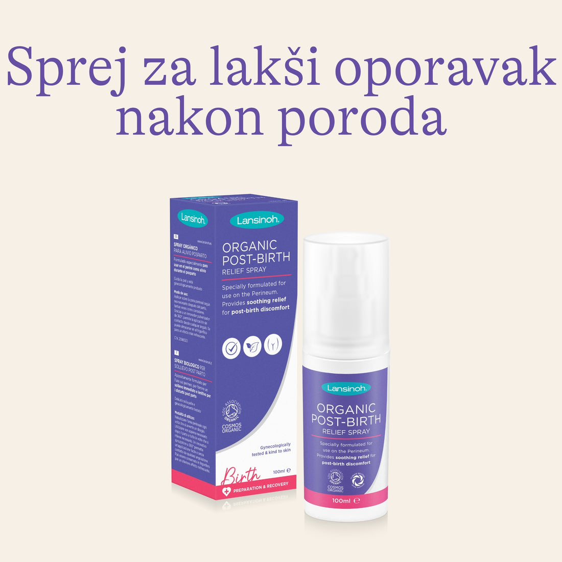 Organski sprej za oporavak nakon poroda 100ml